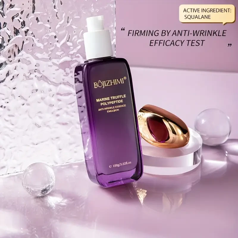 Loción con esencia de péptidos de trufa marina BOJIZHIMI: hidratante y reafirmante, sin alcohol, para todo tipo de piel, apta para pieles sensibles.