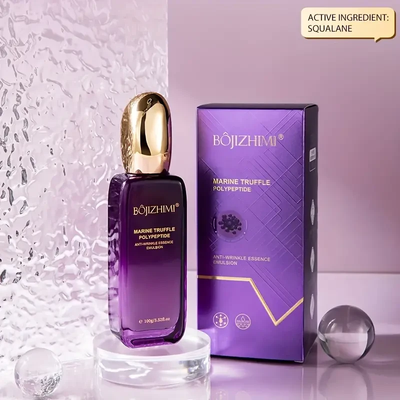 Loción con esencia de péptidos de trufa marina BOJIZHIMI: hidratante y reafirmante, sin alcohol, para todo tipo de piel, apta para pieles sensibles.