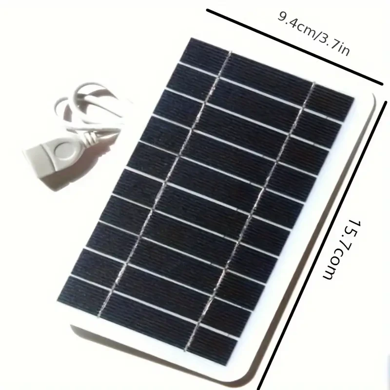 Panel de carga solar USB impermeable: banco de energía portátil para exteriores
