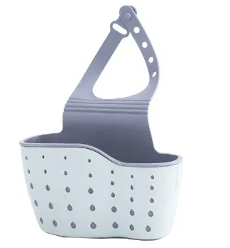 Estante de almacenamiento de plástico para fregadero de cocina