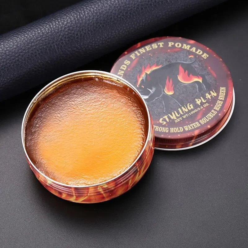 Crema para la cabeza con cera para peinar el cabello