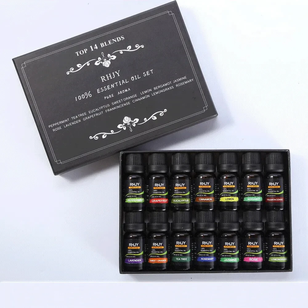 Conjunto combinado de aceites esenciales de alta calidad