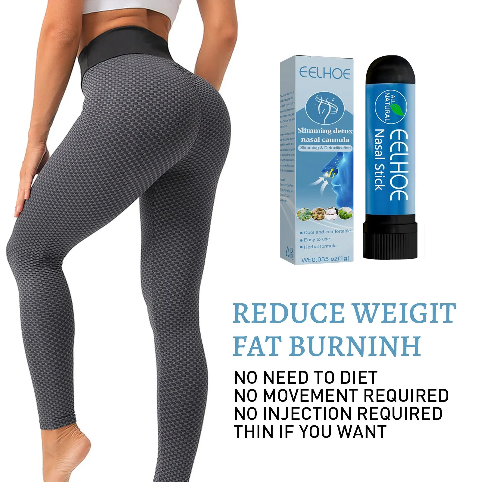 Tubo nasal adelgazante para refrescar, refrescar y moldear el cuerpo.