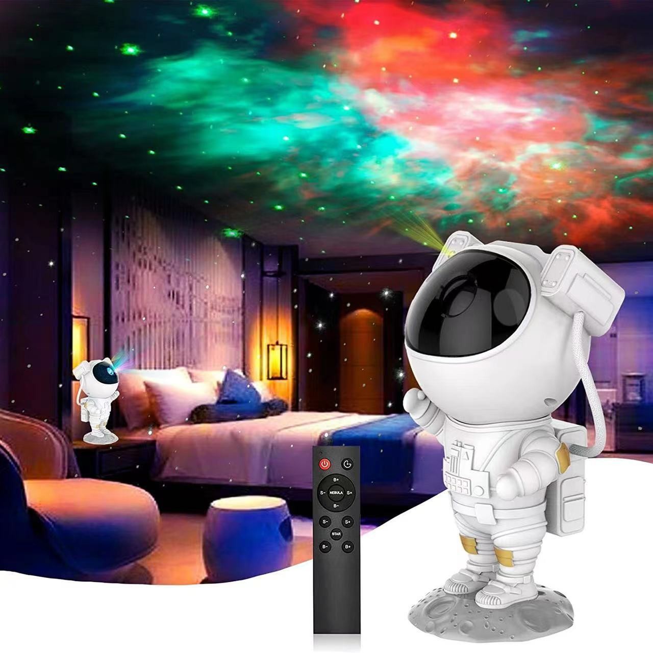 Nuevo Proyector de Galaxias, Astronauta, Cielo Estrellado, Proyector, Control Remoto, Música, Láser