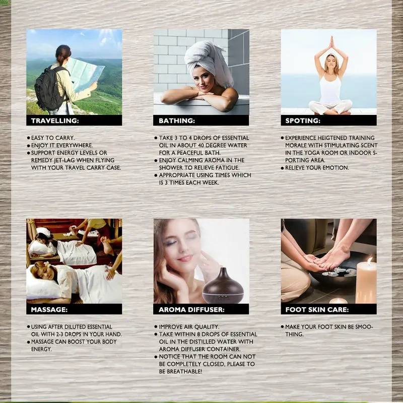 Aceite esencial de aromaterapia de belleza