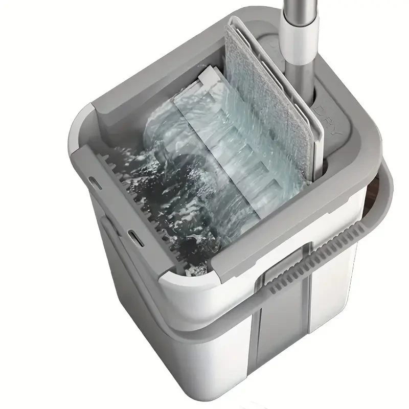 Juego de trapeador y cubo para limpieza del hogar