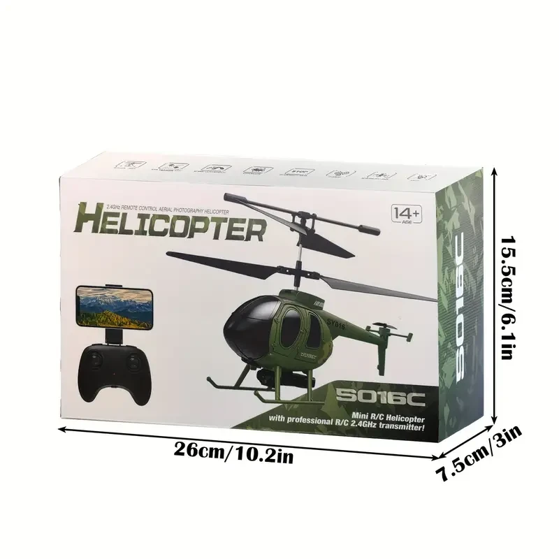 Helicóptero teledirigido profesional de 6 canales con carga USB