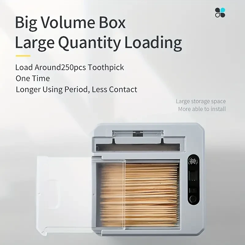 Caja para palillos de dientes de gran capacidad - Inducción inteligente
