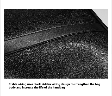 Bolso de mano de cuero auténtico para hombre con doble cremallera de piel de vacuno.
