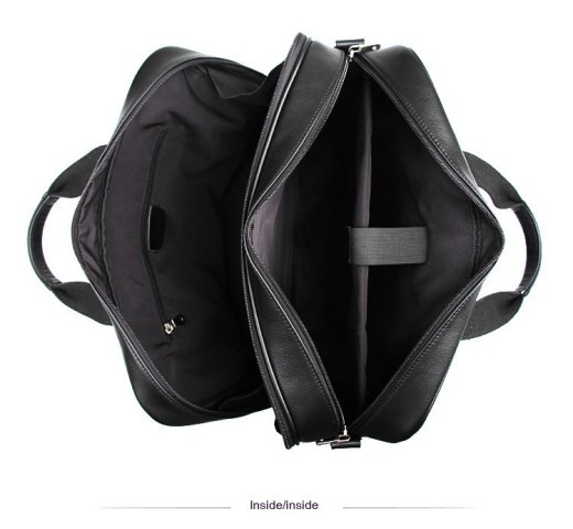 Bolso de mano de cuero, maletín de cuero napa, textura cómoda, bolso de cuero auténtico para hombre