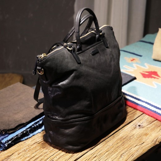 Bolso de mano de piel de vaca curtida vegetal, hecho a mano, de gran capacidad, para uso diario al aire libre y para viajes.