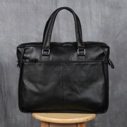 Maletín de cuero portátil para hombre