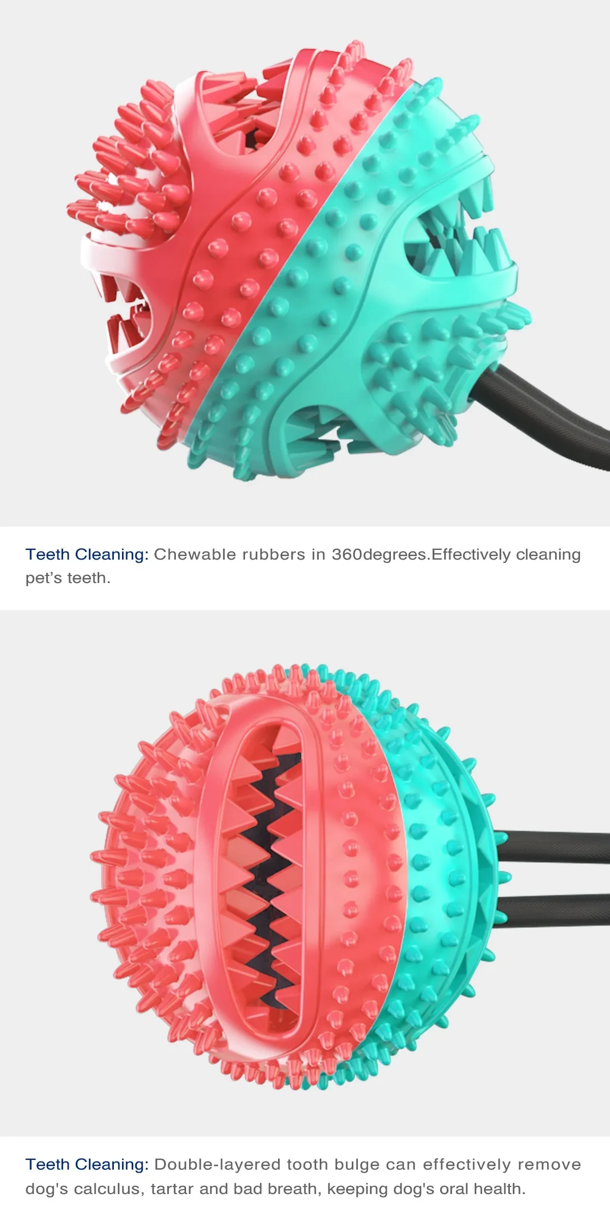 Juguetes para mascotas con ventosa