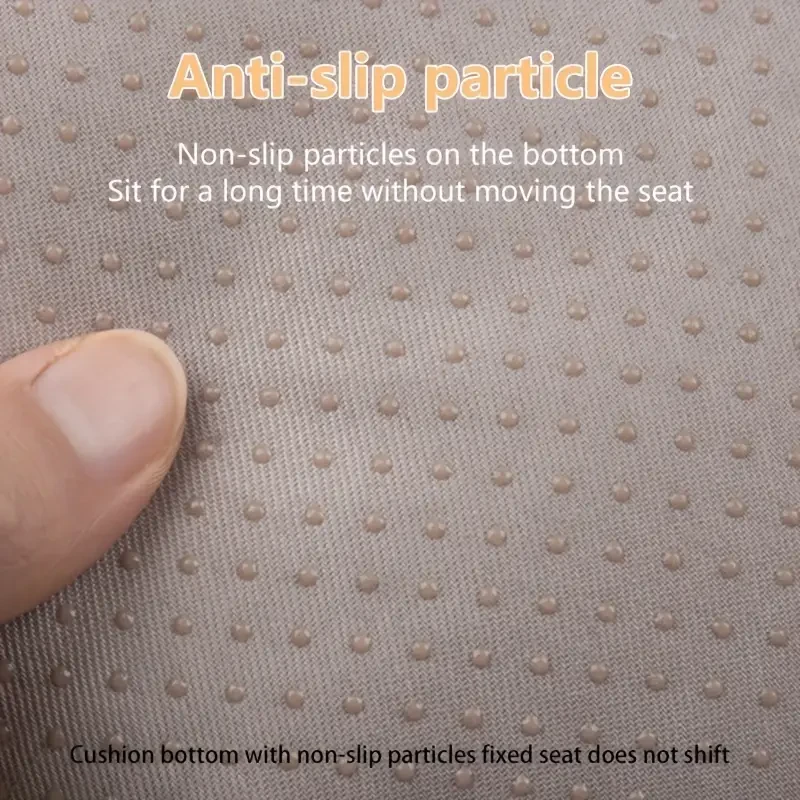 Cojín de asiento de coche de invierno de felpa con dibujos animados, cojín de asiento individual cálido