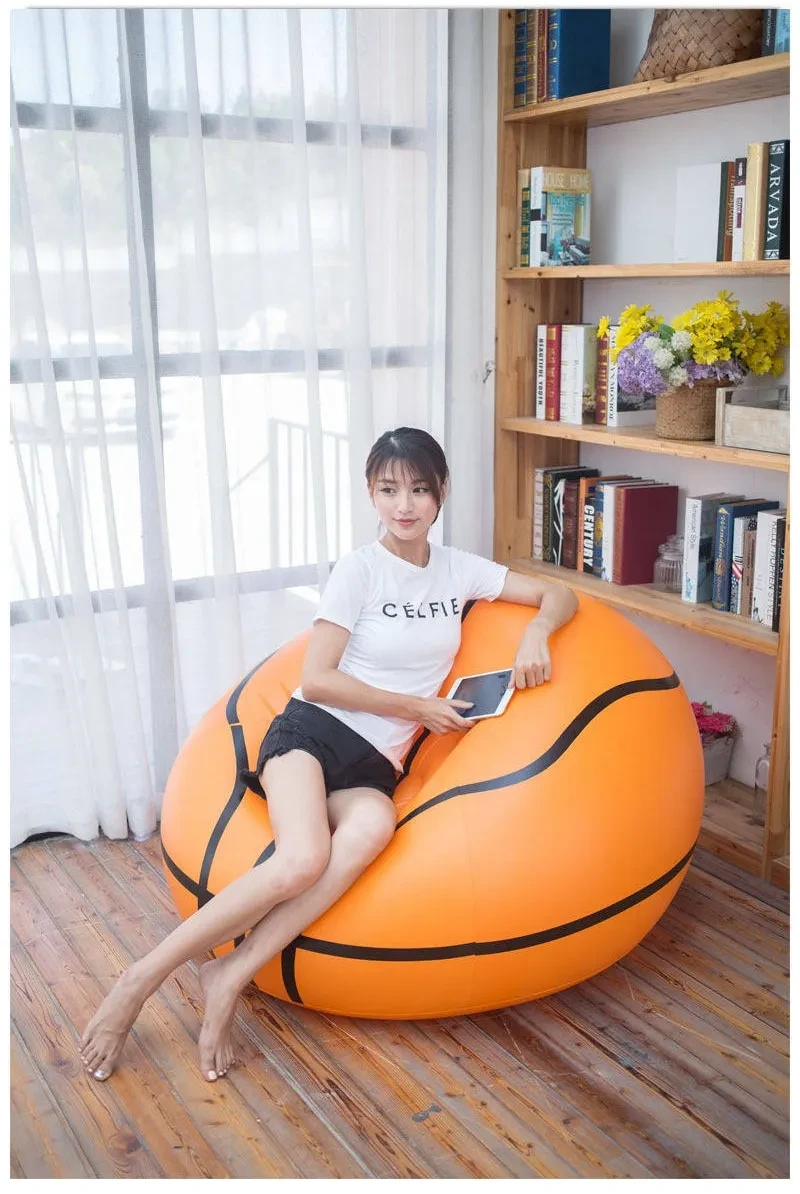 Sofá inflable de fútbol