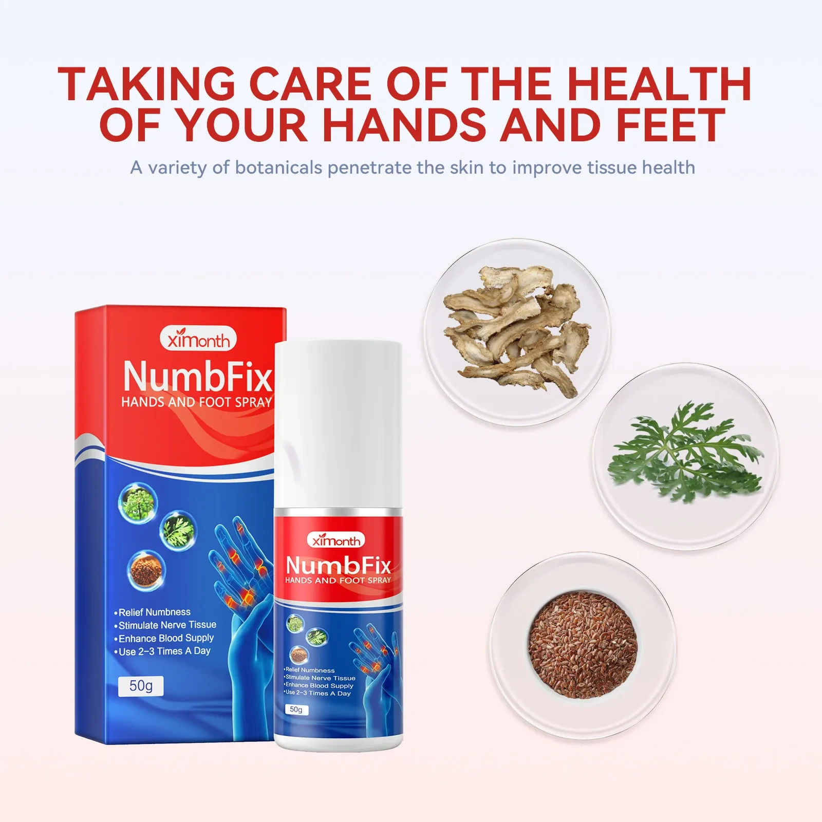 Spray para el cuidado de la salud de huesos y piernas