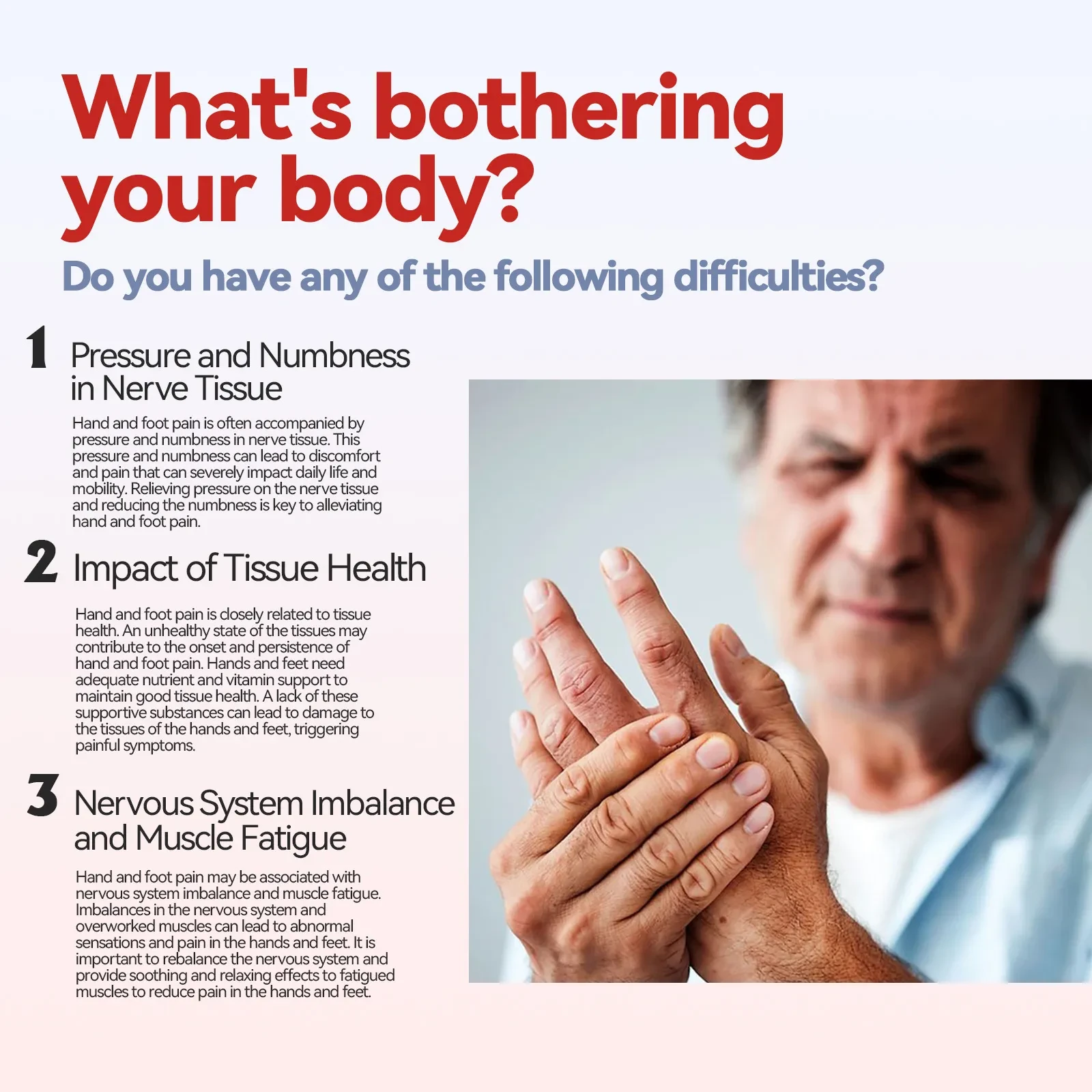 Spray para el cuidado de la salud de huesos y piernas