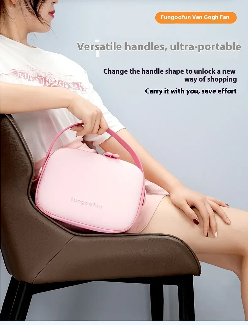 Bolsa de viaje impermeable y portátil de gran capacidad para el cuidado de la piel
