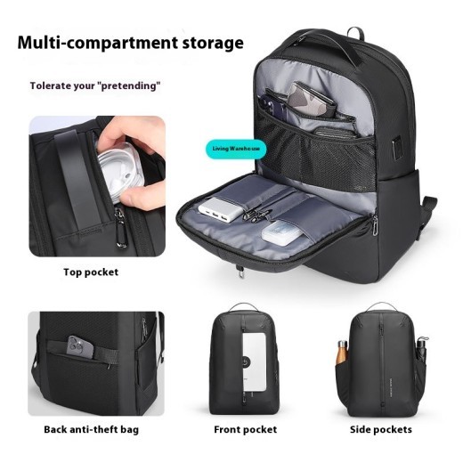 Mochila multifuncional para ordenador de ocio