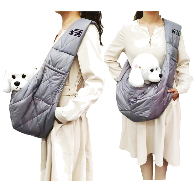 Mochila de invierno para mascotas, resistente al frío, cruzada y cálida para salir.