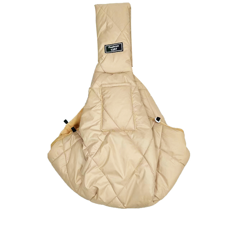 Mochila de invierno para mascotas, resistente al frío, cruzada y cálida para salir.
