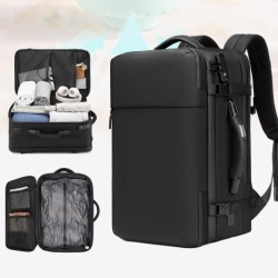 Mochila de compresión al vacío de gran capacidad, multifuncional, portátil, de tela Oxford, antirrobo, para viajes de negocios.