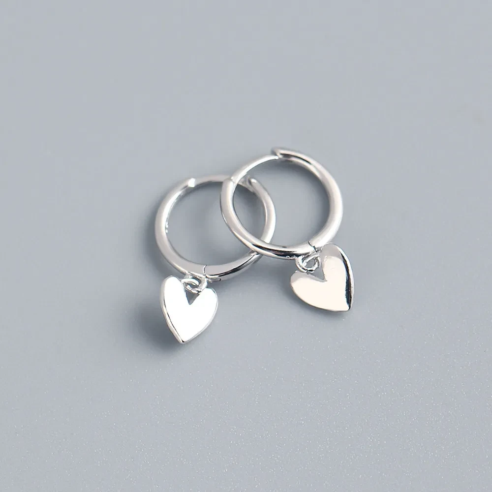 Pendientes de corazón de amor con temperamento premium