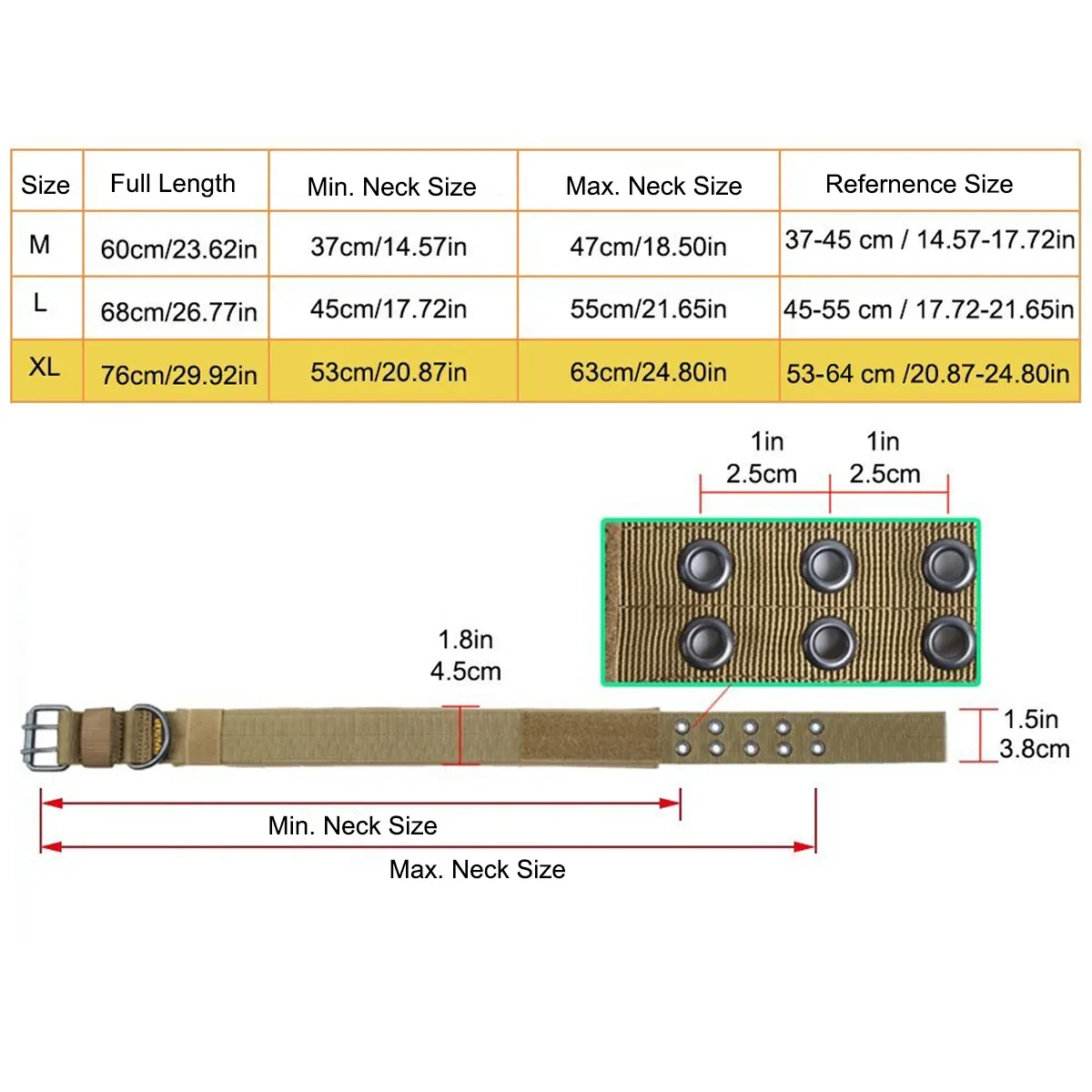 Collar de correa de nailon anti-molienda para perros