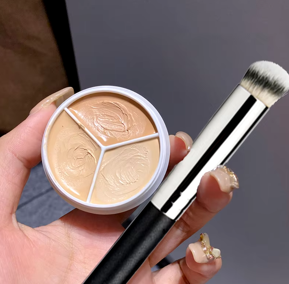 Paleta de correctores de color en crema