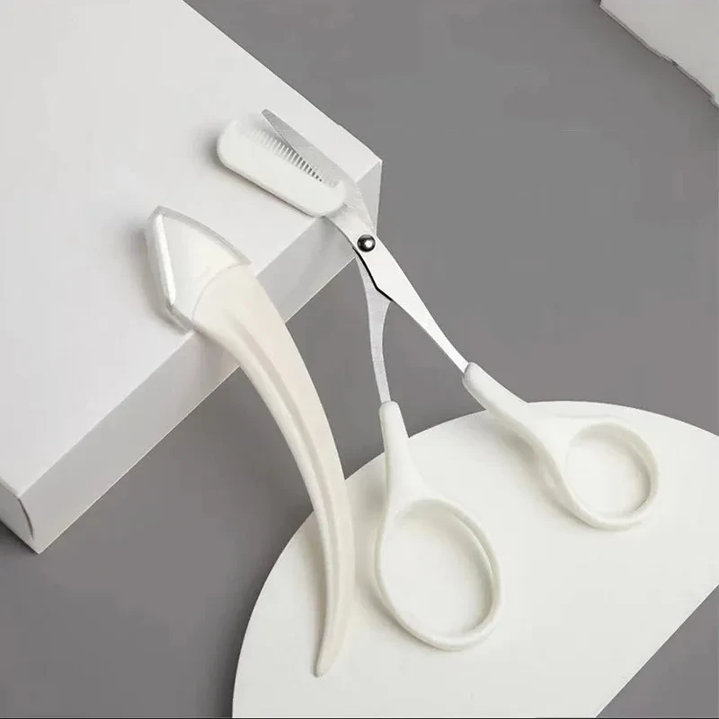 Navaja para recortar cejas con peine