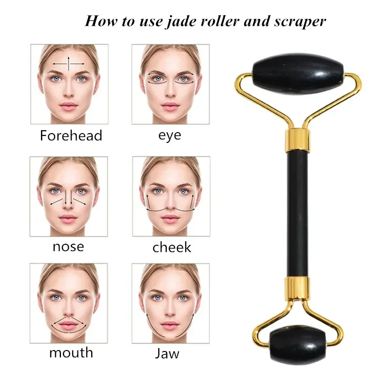 Dispositivo de jade para masaje facial y de belleza