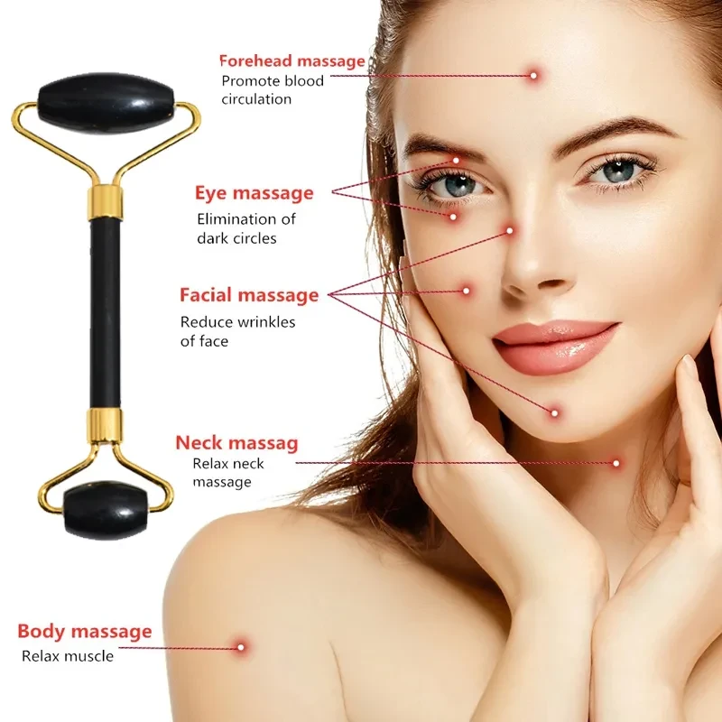 Dispositivo de jade para masaje facial y de belleza