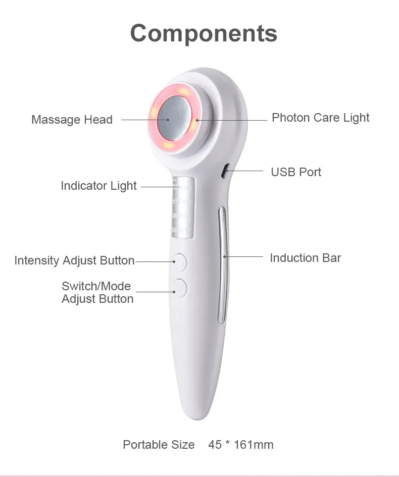 Método de limpieza de masaje facial doméstico con instrumento de belleza