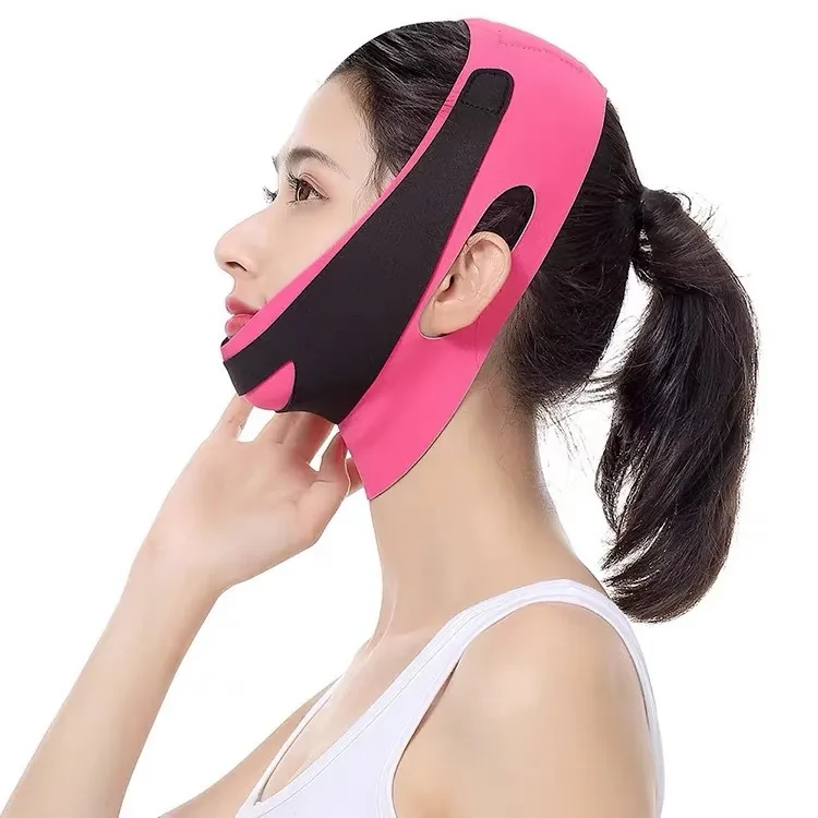 Dispositivo de masaje facial para cara delgada que facilita la transpiración.