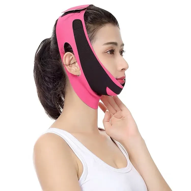 Dispositivo de masaje facial para cara delgada que facilita la transpiración.