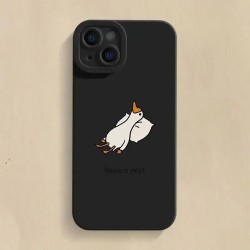 Creative Cute Cartoon Duck Silicone Phone Case
