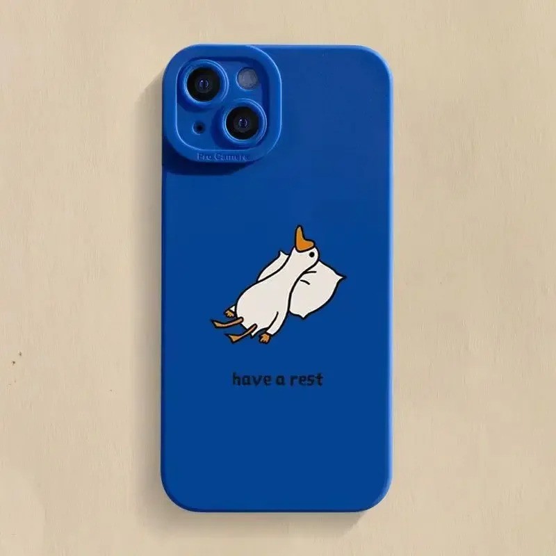 Creative Cute Cartoon Duck Silicone Phone Case