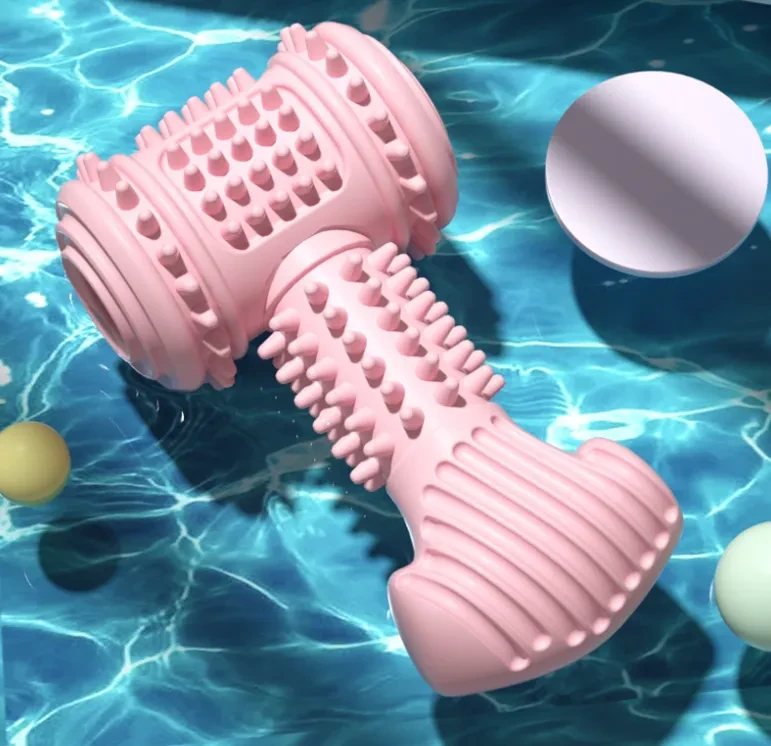 Juguete masticable indestructible para perros, juguete para limpiar los dientes.