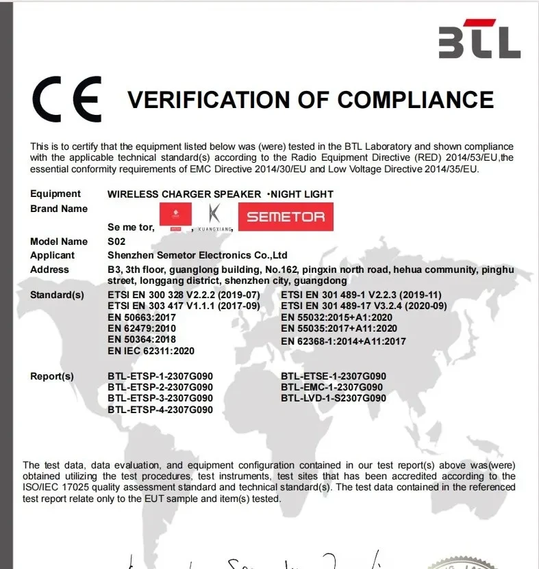 Cargador inalámbrico 3 en 1, altavoz Bluetooth y lámpara táctil