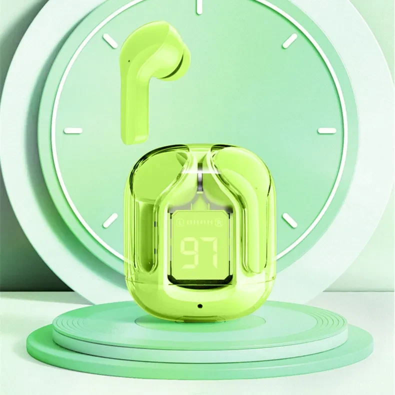 Mini auriculares inalámbricos Bluetooth transparentes