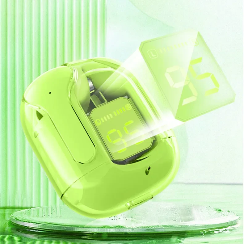 Mini auriculares inalámbricos Bluetooth transparentes