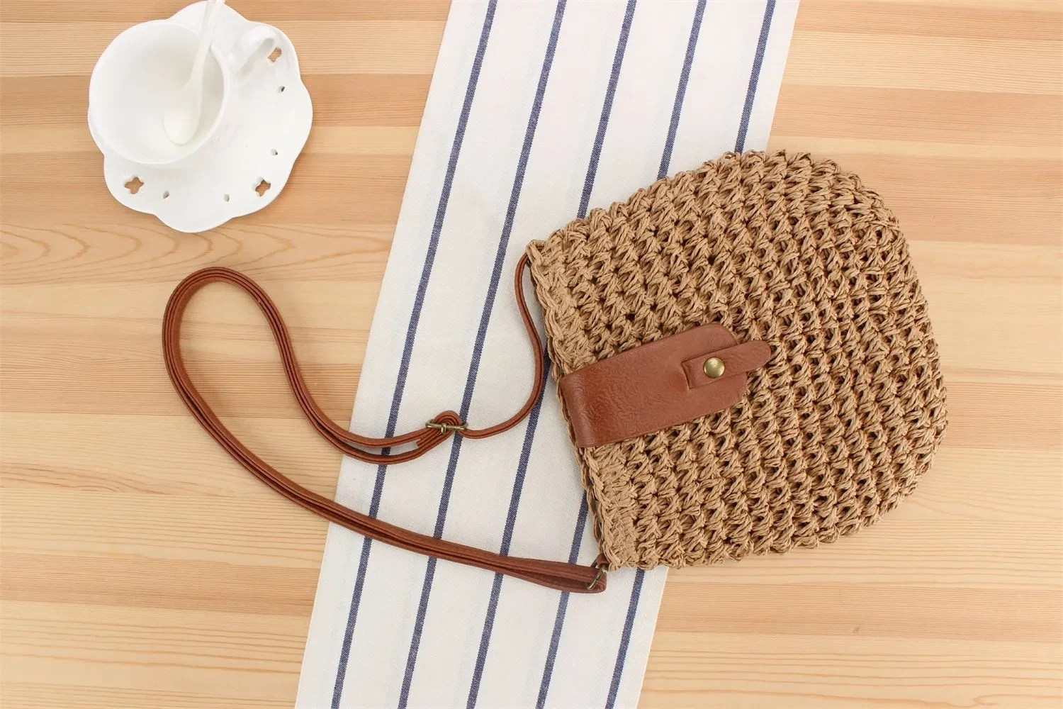 Bolso bandolera multifuncional Mori con foto de playa para vacaciones en la playa