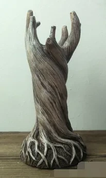 Jarrón de dríada, decoración creativa para el tronco del árbol, decoración de resina para el hogar y la sala de estar, decoración floral