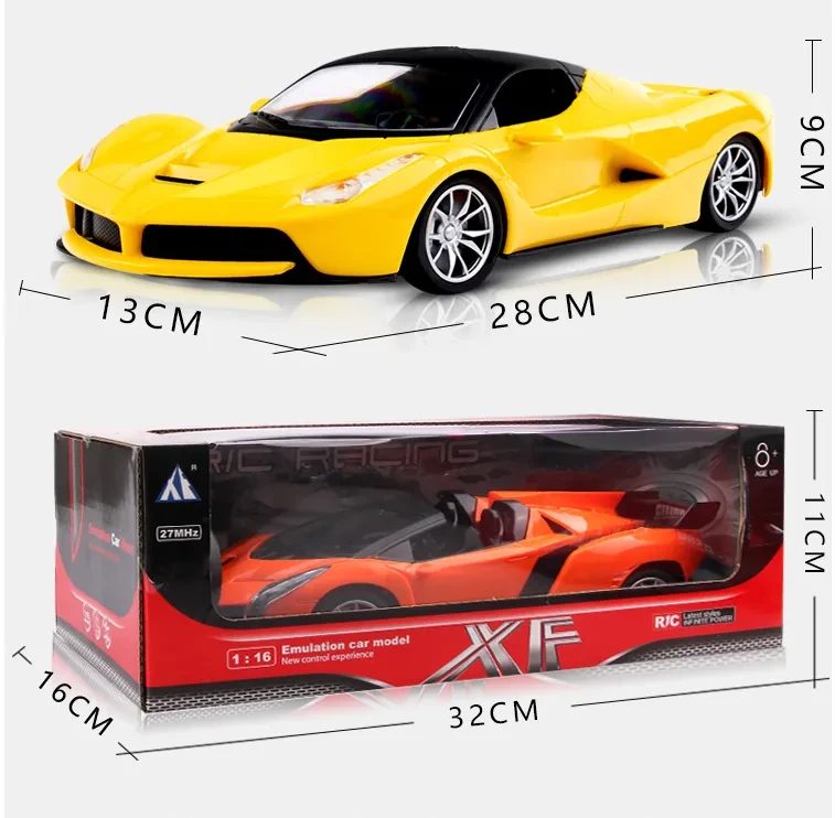 Coche de carreras de control remoto modelo 116