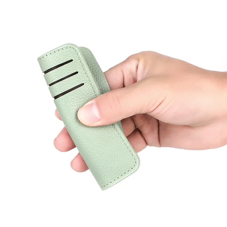 Cartera corta para mujer con múltiples ranuras para tarjetas y tarjetero para estudiantes