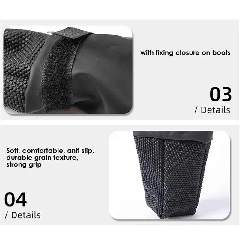 Zapatos impermeables para perros ajustables