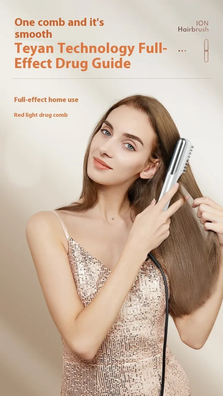Peine masajeador para el crecimiento del cabello, dispositivo para el cuidado de la salud del cuero cabelludo.