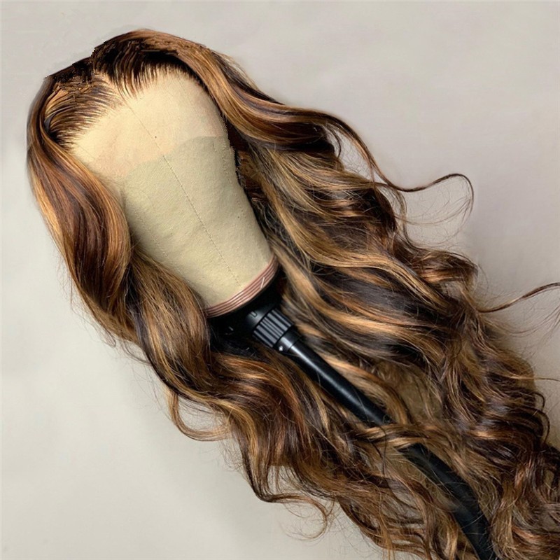 Pelucas de comercio exterior de moda femenina, cabello largo y rizado, pelucas de fibra química, red rosa