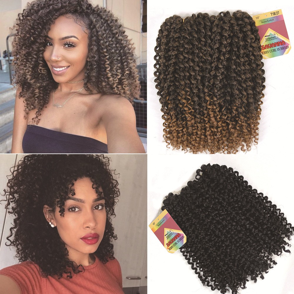 Extensiones de cabello africano de crochet