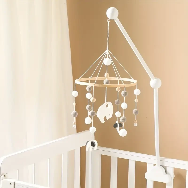 Soporte de campana de nube para cuna, accesorio colgante, regalo de Navidad y Año Nuevo.